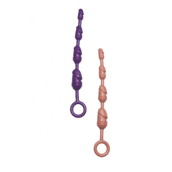 Plug anal espetinho de pênis HOT FLOWERS - cores sortidas