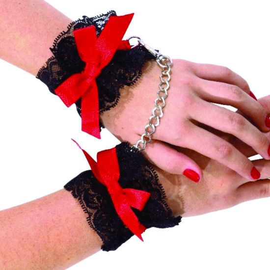 Algema de renda com laço HOT FLOWERS