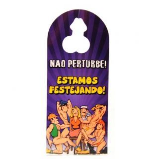 Aviso de porta - Estamos Festejando