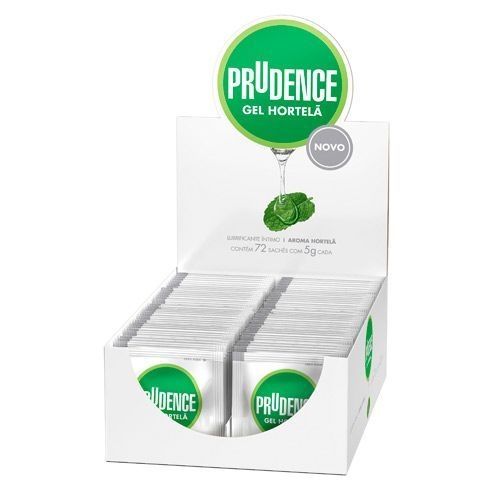 Gel lubrificante Prudence 5g - hortelã