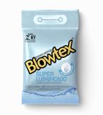 Preservativo Super Lubrificado Blowtex - c/ 3 unidades