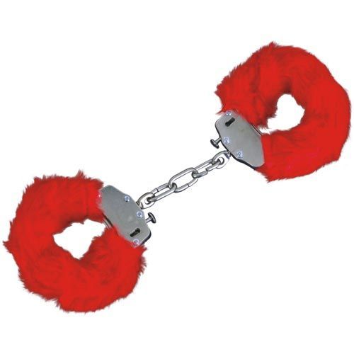 Algema de metal com pelúcia HOT FLOWERS - cores sortidas