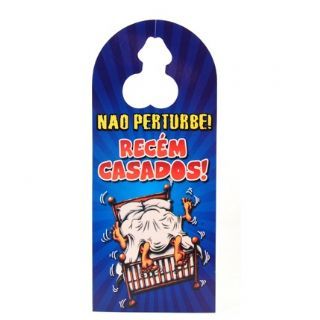 Aviso de porta - Recém Casados